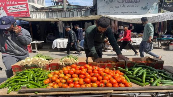 أسعار الخضروات في قطاع غزة اليوم الإثنين 30 يونيو 2025